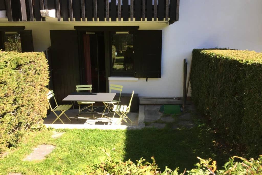 Studio Au Calme Avec Jardin Et Vue Mont-Blanc Chamonix Bagian luar foto